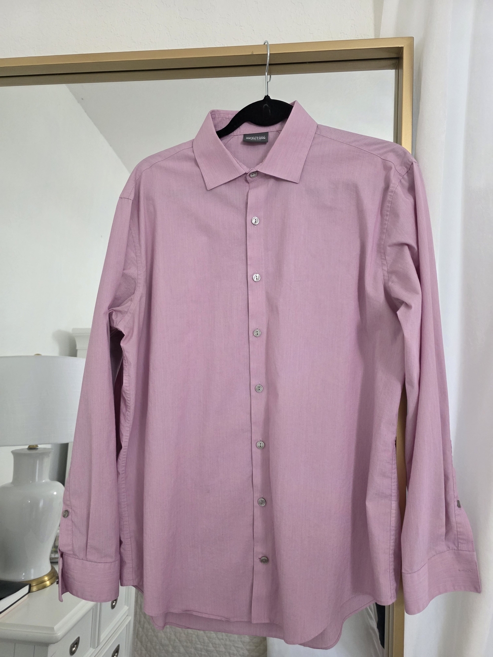 Kenneth Cole Reaction Men’s Pink Button Down